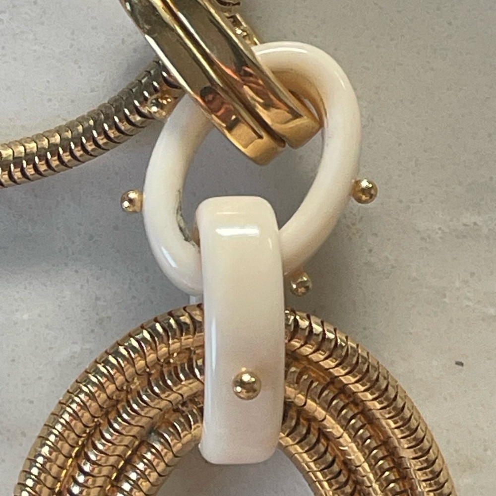 French 🇫 Designed Saint-Tropez GAS BIJOUX Mamba Chandelier Chain Drop Necklace - Picture 3 of 6